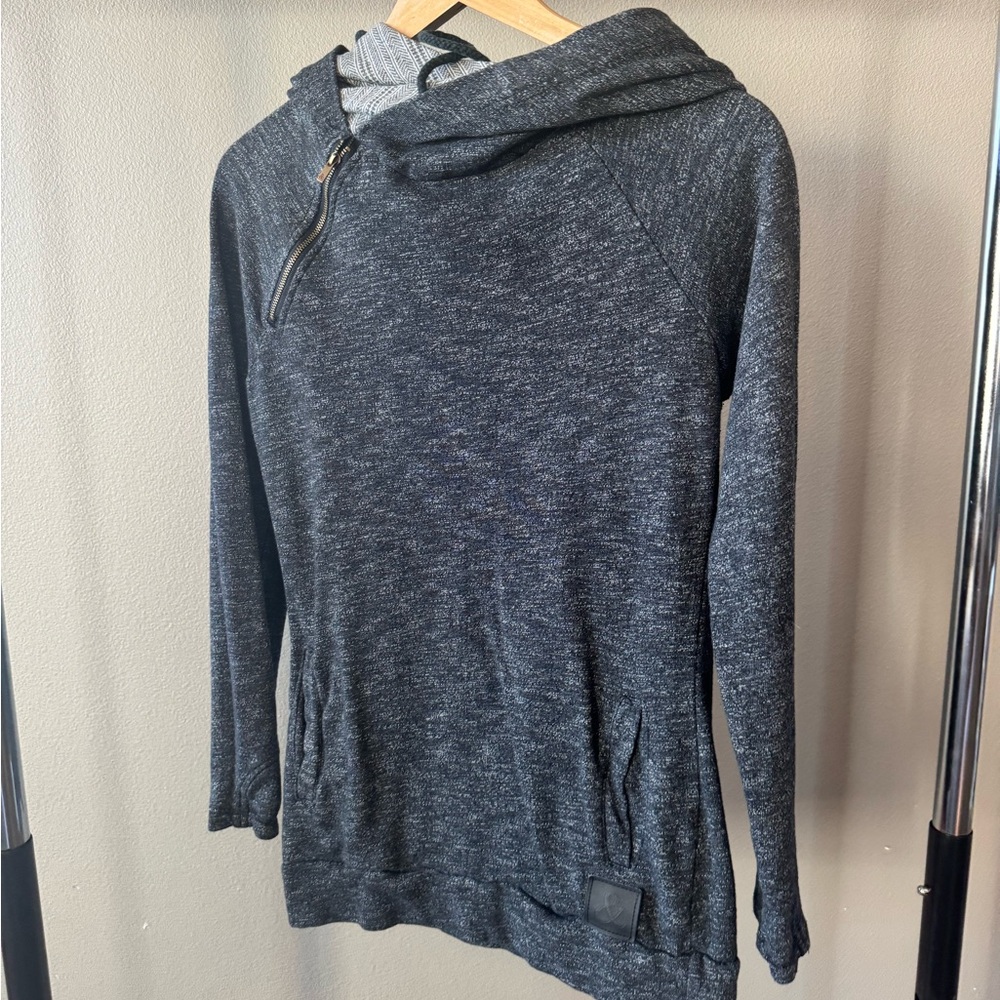 Women's Heather Gray Hooded Sweatshirt